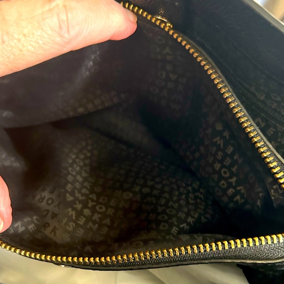 KATE SPADE Larchmont Ave,Evangelie SATCHEL BLACK PEBBLE LEATHER,gold hardware - Picture 15 of 17